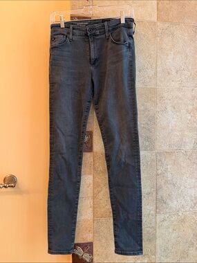 AG Farrah High Rise Grey Women's Skinny Jeans 28R